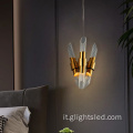 Lampadario a sospensione a LED in vetro per camera da letto